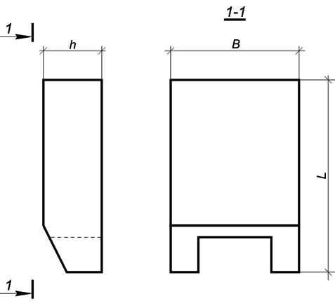 Блок бетонный Б-9, 3.501.1-66