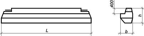 Ригели пролетом 6 и 9м (крайнего ряда), с. 1.420-12 вып. 6, 7 