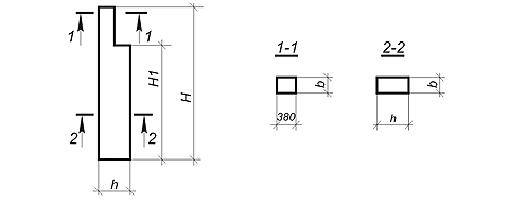 Колонны для отдельно стоящих опор, под технологические трубопроводы, с. 3.015-1/82