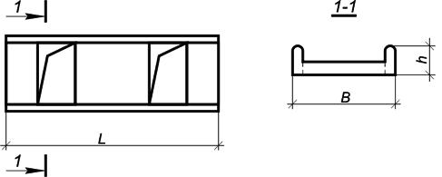 Лотки УБК-1а, УБК-2а, с. 3.407-102