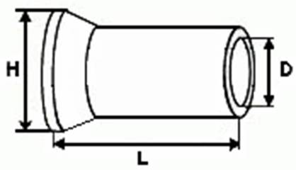 Трубы безнапорные раструбные, тип Т, ГОСТ 6482-88